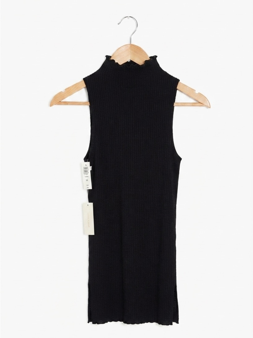 NWT Wilfred Verona Black Longline Tank Sleeveless Size: XS